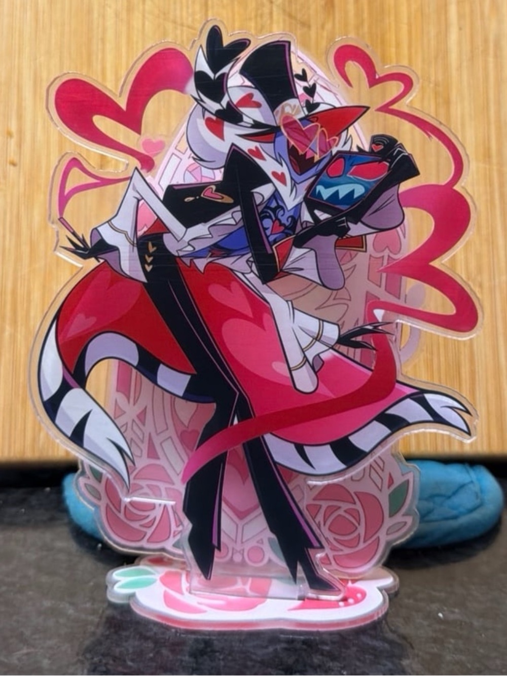 Hazbin Hotel Helluva Boss Vox Valentine anime acrylic figure standee